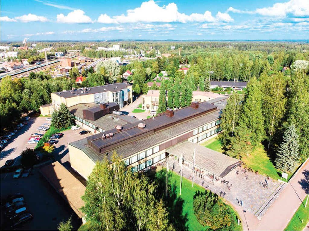 Karelian Wärtsilä-kampus ilmasta käsin kuvattuna